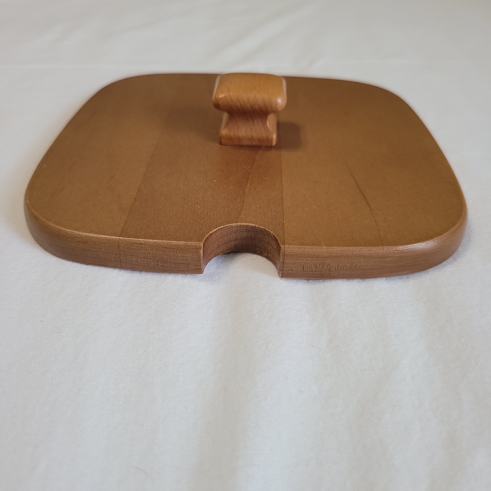 Longaberger Tarragon Booking Basket Lid , EUC - Picture 3 of 3